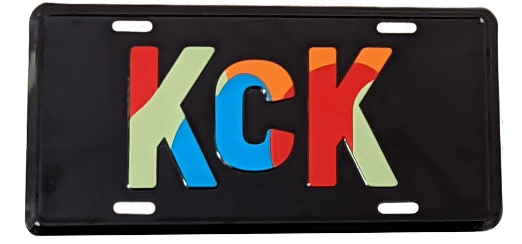 Custom KCK License Plate